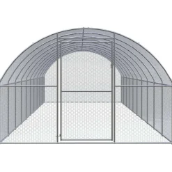 VIDAXL - Poulailler d extérieur 3x10x2 m acier galvanisé
