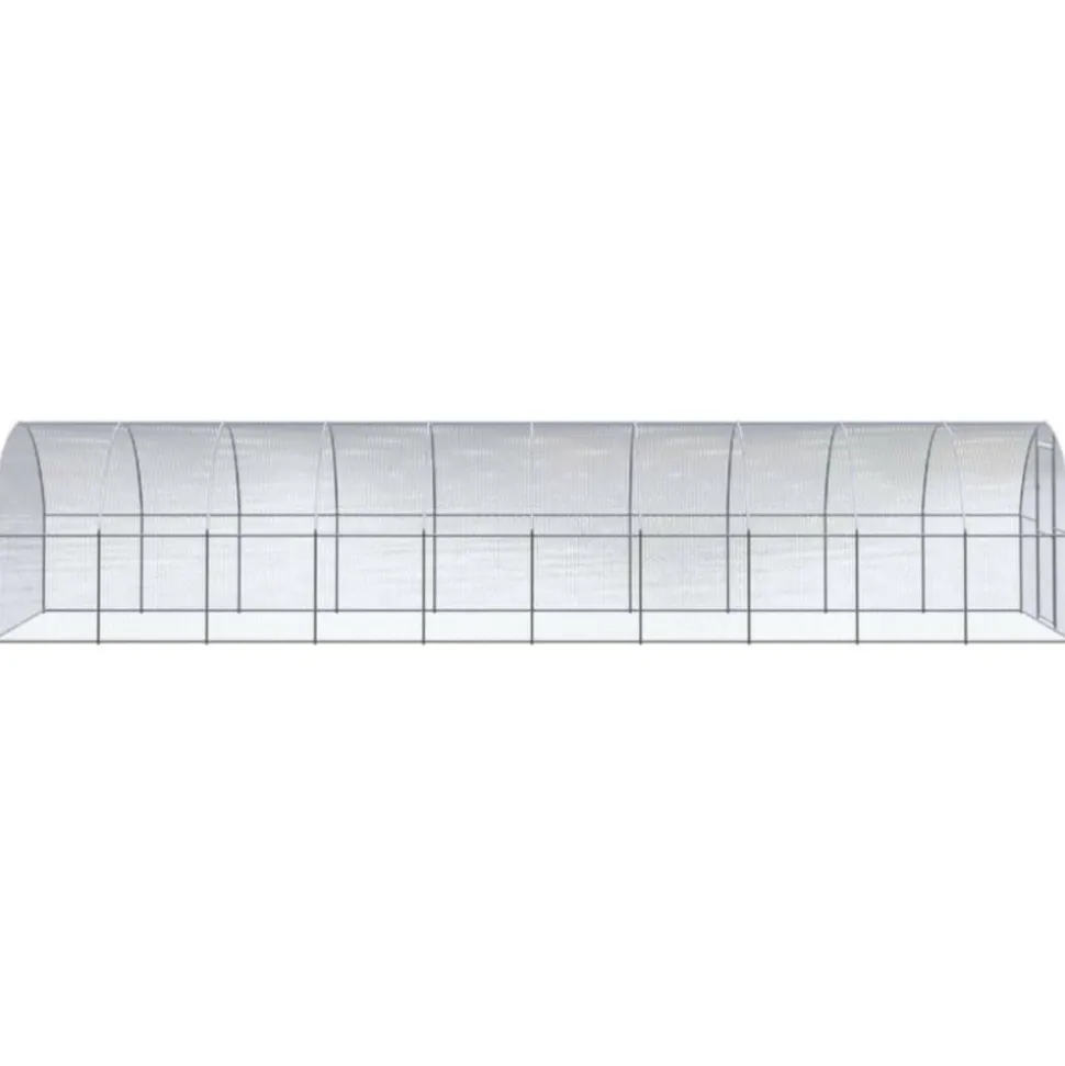 VIDAXL - Poulailler d extérieur 3x10x2 m acier galvanisé