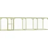 VIDAXL - Poulailler 1,5x6x1,5 m pinède imprégnée