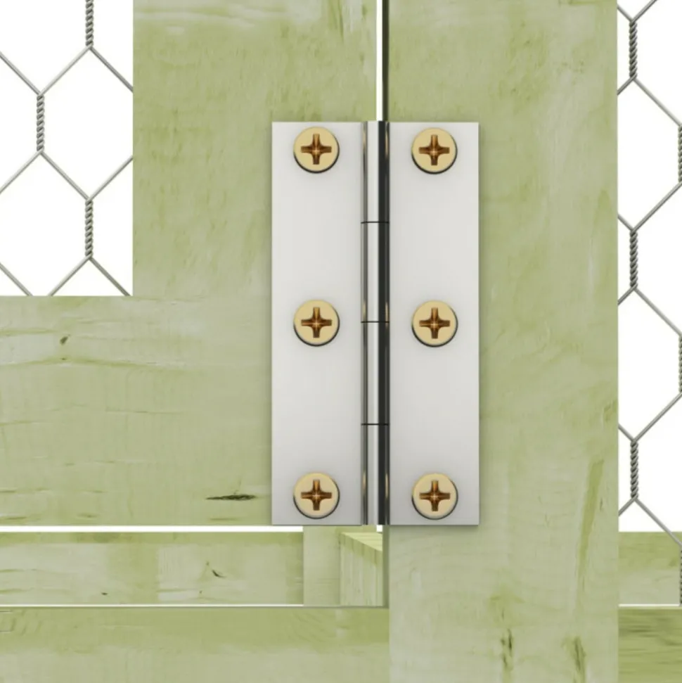 VIDAXL - Poulailler 1,5x6x1,5 m pinède imprégnée