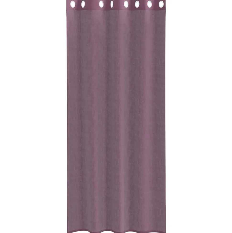 VIDAXL - Rideaux en voile avec œillets 2 pcs violet 140x245 cm