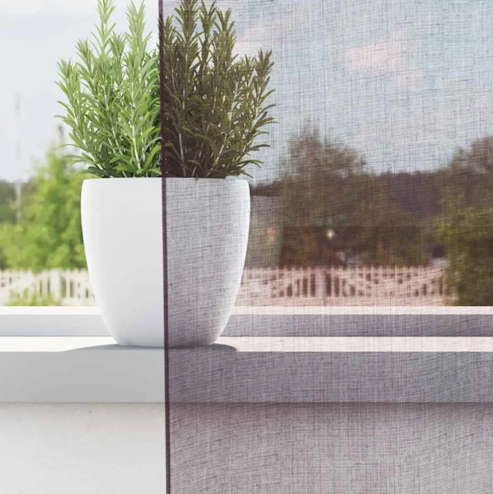 VIDAXL - Rideaux en voile avec œillets 2 pcs violet 140x225 cm