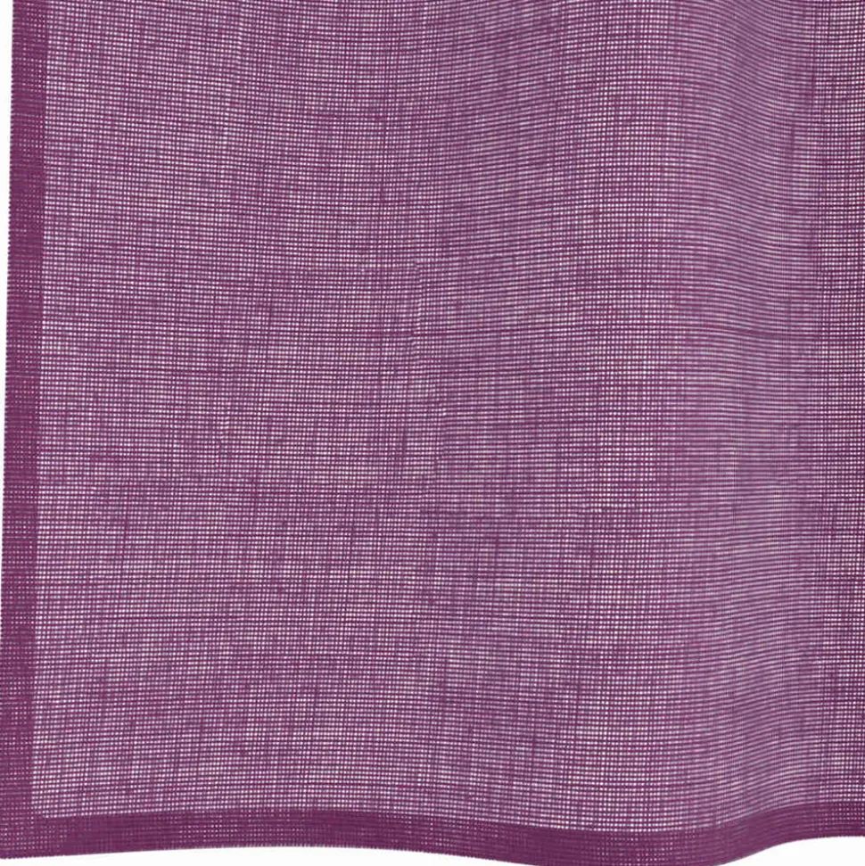 VIDAXL - Rideaux en voile avec œillets 2 pcs violet 140x225 cm