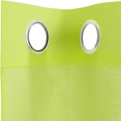 VIDAXL - Rideaux en voile avec œillets 2 pcs vert pomme 140x300 cm