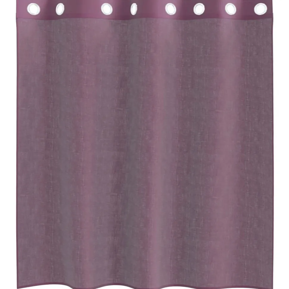 VIDAXL - Rideaux en voile avec œillets 2 pcs violet 140x140 cm