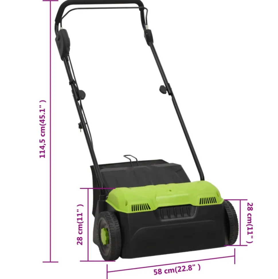 VIDAXL - Scarificateur de gazon électrique 2 en 1 1500 w