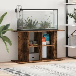 VIDAXL - Support pour aquarium chêne fumé 100x40x60 cm bois d ingénierie