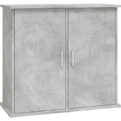 VIDAXL - Support pour aquarium gris béton 81x36x73 cm bois d ingénierie