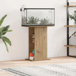 VIDAXL - Support pour aquarium chêne artisanal 36x60,5x72,5 cm
