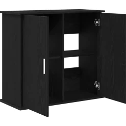 VIDAXL - Support pour aquarium chêne noir 81x36x73 cm bois d'ingénierie