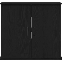 VIDAXL - Support pour aquarium chêne noir 81x36x73 cm bois d'ingénierie