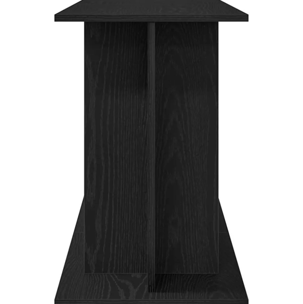 VIDAXL - Support pour aquarium chêne noir 120x40x60 cm bois d'ingénierie