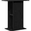 VIDAXL - Support pour aquarium chêne noir 60,5x36x72,5 cm