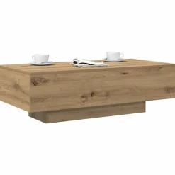 VIDAXL - Table basse chêne artisanal 100x49,5x31 cm bois d'ingénierie