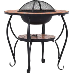 VIDAXL - Table de foyer mosaïque terre cuite 68 cm céramique