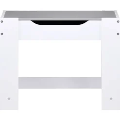 VIDAXL - Table pour enfants avec 2 chaises blanc mdf