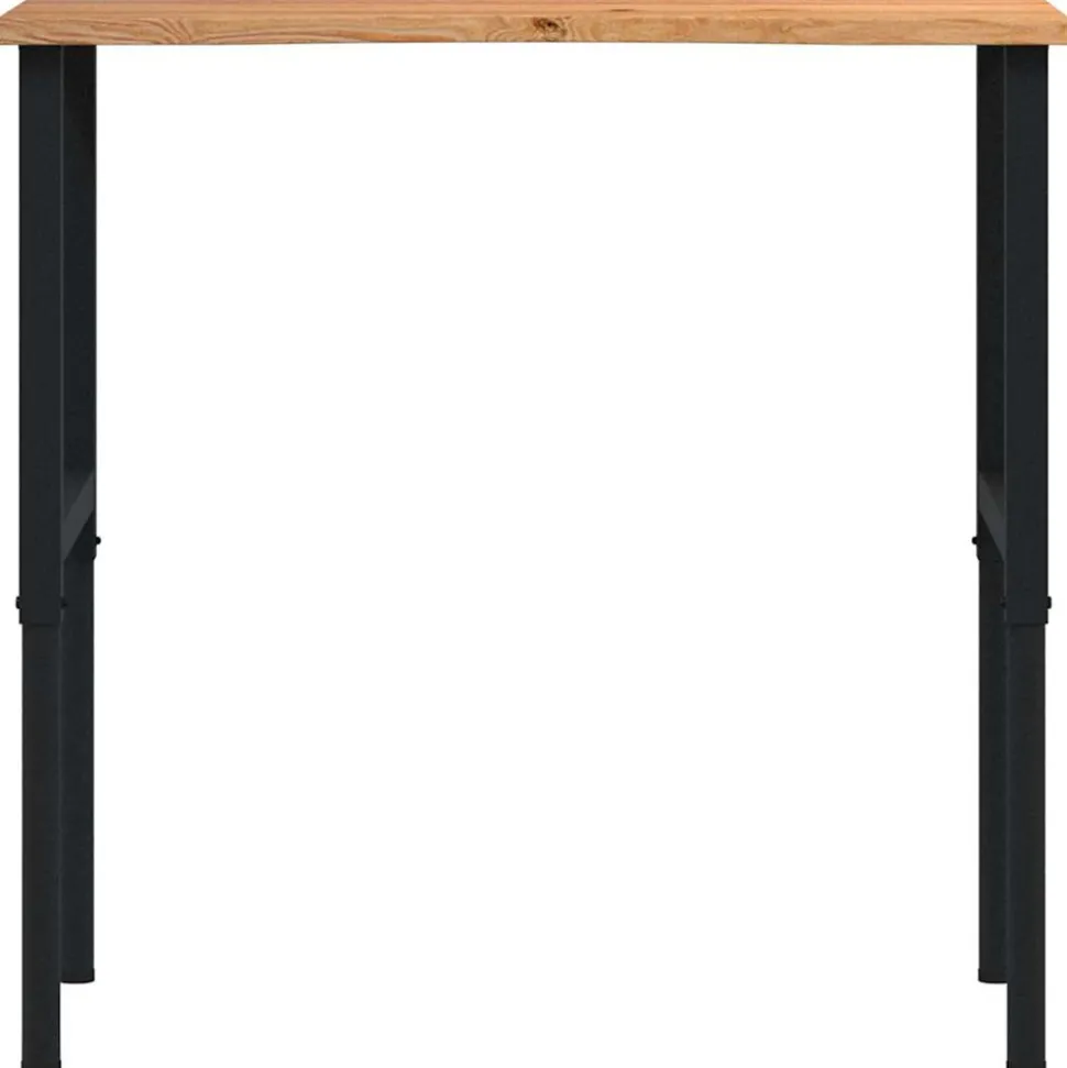 VIDAXL - Établi marron clair 100x60x(71,5-98) cm bois de chêne massif