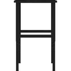 VIDAXL - Établi marron foncé 80x60x(71,5-98) cm bois de chêne massif