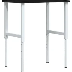 VIDAXL - Établi marron foncé 80x60x(71,5-98) cm bois de chêne massif