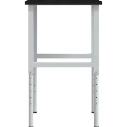 VIDAXL - Établi marron foncé 80x60x(71,5-98) cm bois de chêne massif