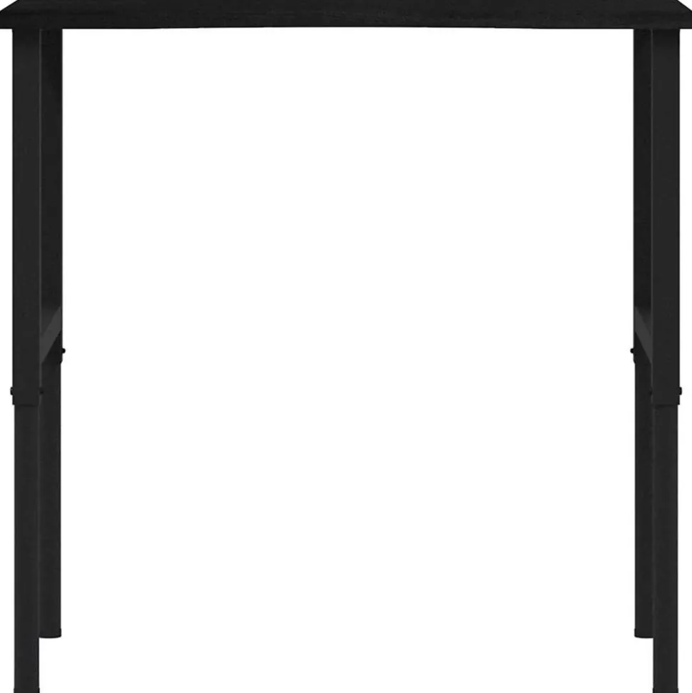 VIDAXL - Établi marron foncé 100x60x(71,5-98) cm bois de chêne massif