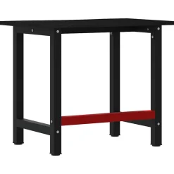 VIDAXL - Établi marron foncé 100x60x81,5 cm bois de chêne massif