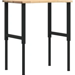 VIDAXL - Établi 80x60x(71,5-98) cm bois de chêne massif