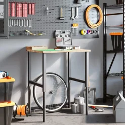 VIDAXL - Établi 80x60x(71,5-98) cm bois de chêne massif