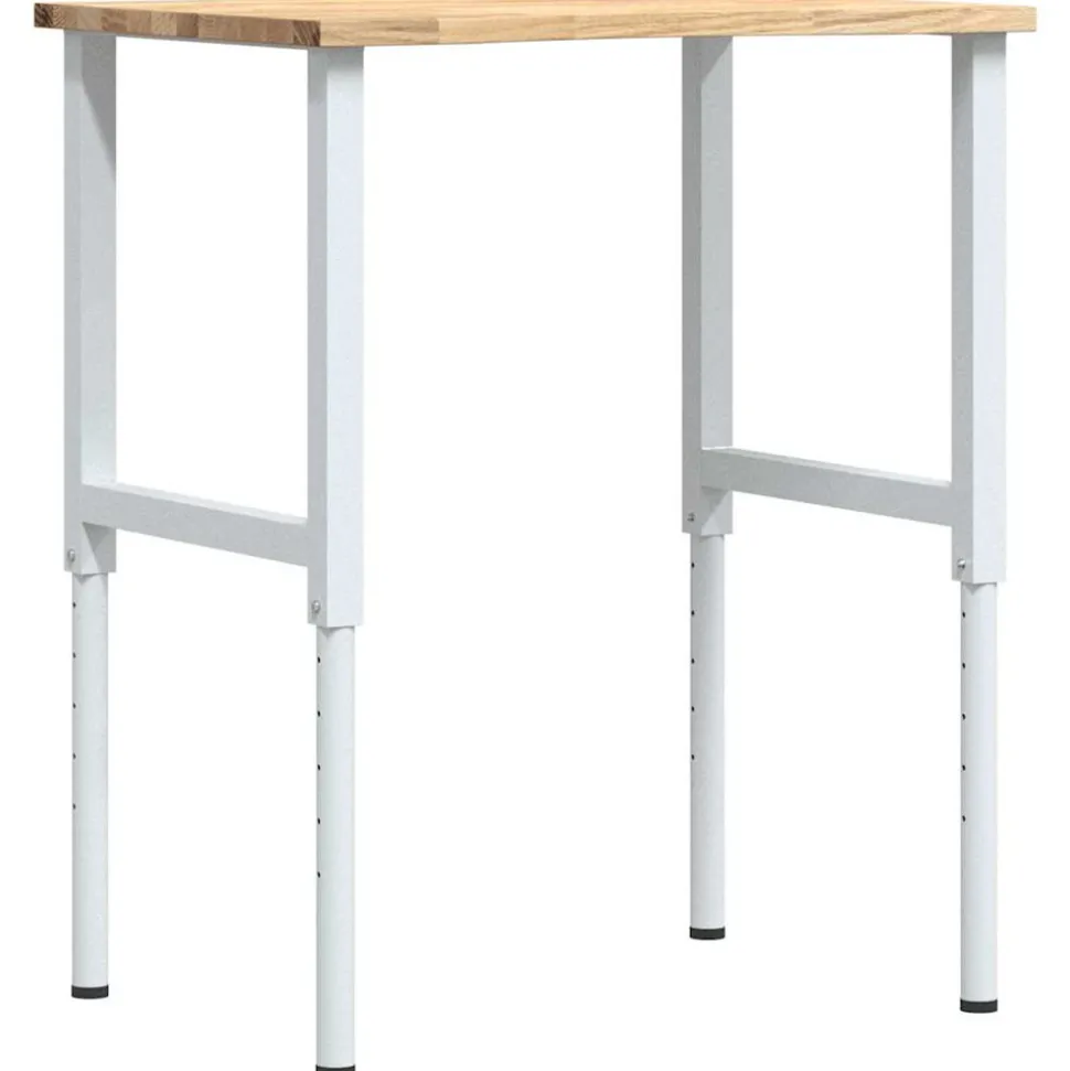 VIDAXL - Établi 80x60x(71,5-98) cm bois de chêne massif