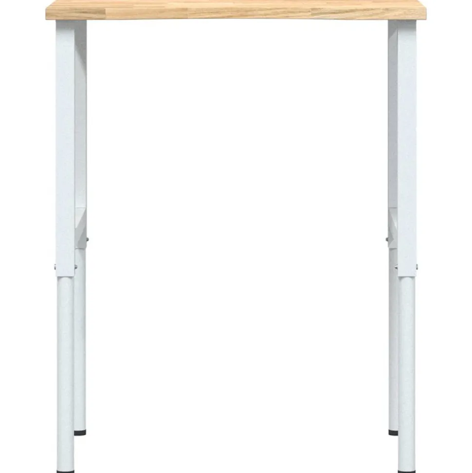 VIDAXL - Établi 80x60x(71,5-98) cm bois de chêne massif