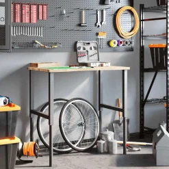 VIDAXL - Établi 100x60x(71,5-98) cm bois de chêne massif