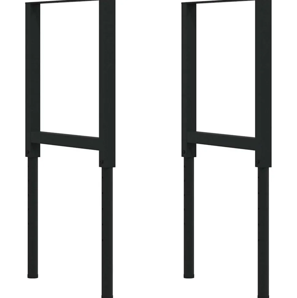 VIDAXL - Établi 100x60x(71,5-98) cm bois de chêne massif