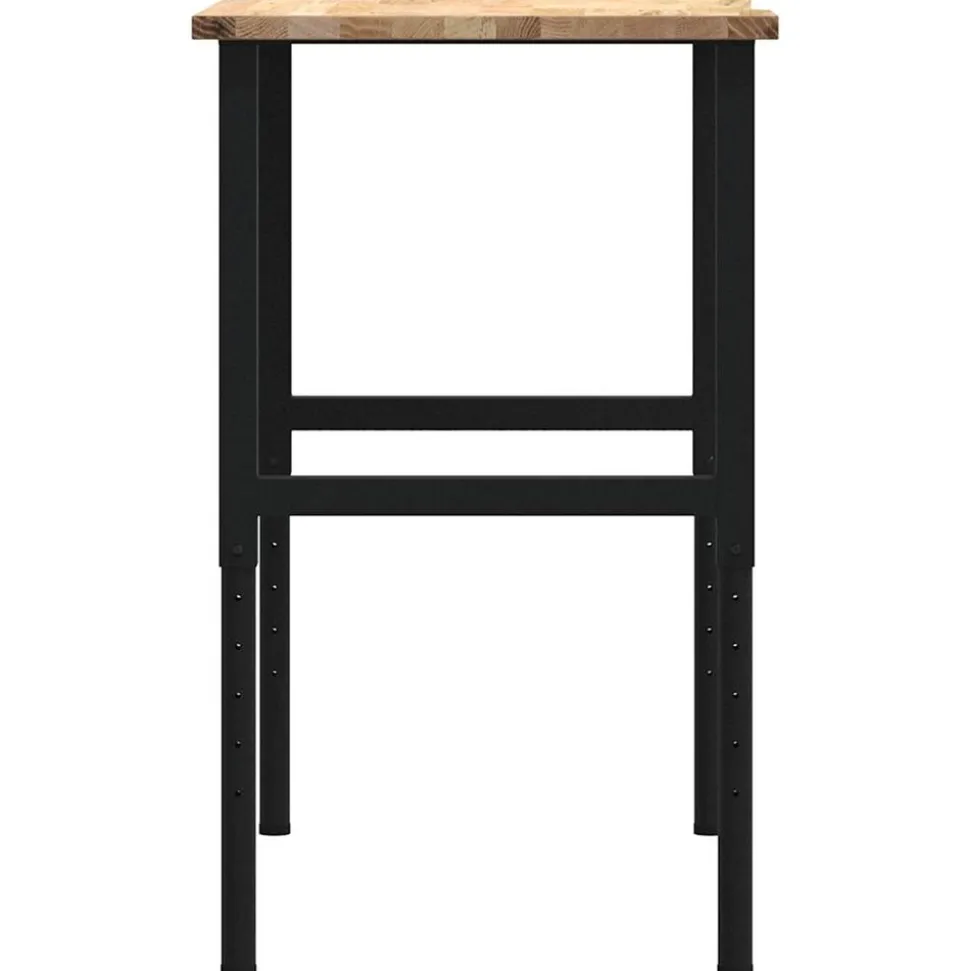 VIDAXL - Établi 100x60x(71,5-98) cm bois de chêne massif