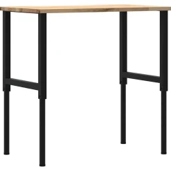 VIDAXL - Établi 100x60x(71,5-98) cm bois de chêne massif