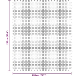 VIDAXL - Tapis de tente anthracite 2,5x2 m
