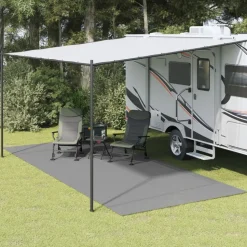 VIDAXL - Tapis de tente anthracite 5,5x2,5 m