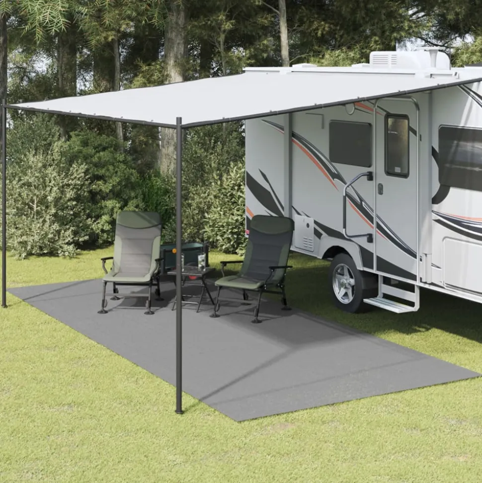 VIDAXL - Tapis de tente anthracite 5,5x2,5 m