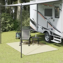 VIDAXL - Tapis de tente crème 2,5x2 m