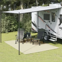 VIDAXL - Tapis de tente crème 3,5x2,5 m