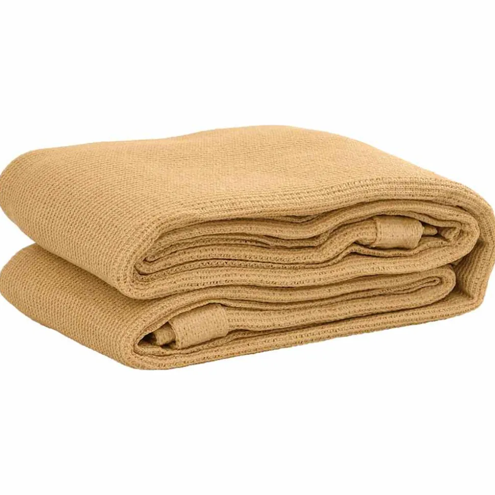 VIDAXL - Tapis de tente sable 250x200 cm pehd