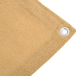 VIDAXL - Tapis de tente sable 250x500 cm pehd