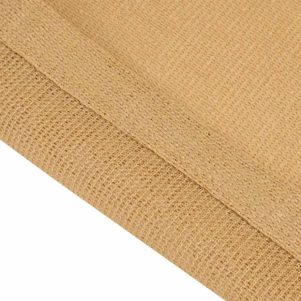 VIDAXL - Tapis de tente sable 250x500 cm pehd