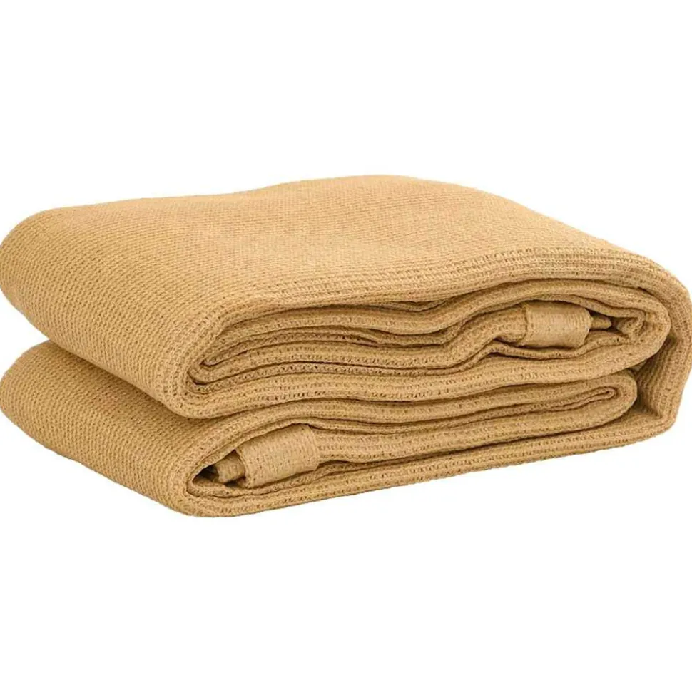 VIDAXL - Tapis de tente sable 250x400 cm pehd