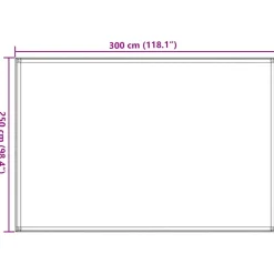 VIDAXL - Tapis de tente vert clair 250x300 cm pehd