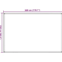 VIDAXL - Tapis de tente vert clair 250x300 cm pehd