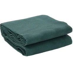 VIDAXL - Tapis de tente vert 5x2,5 m