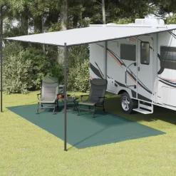 VIDAXL - Tapis de tente vert 5x2,5 m