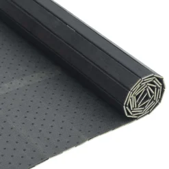 VIDAXL - Tapis rectangulaire gris 60x100 cm bambou