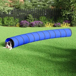 VIDAXL - Tunnel pour chien bleu ø 55x500 cm polyester