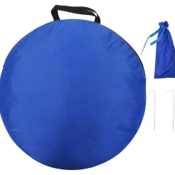 VIDAXL - Tunnel pour chien bleu ø 50x300 cm polyester